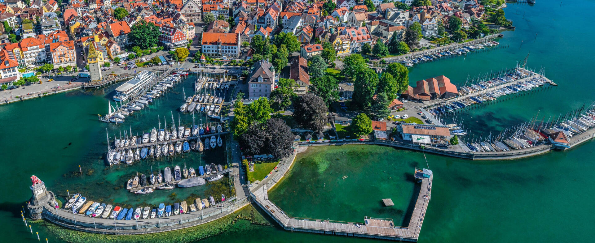 Lindau von oben